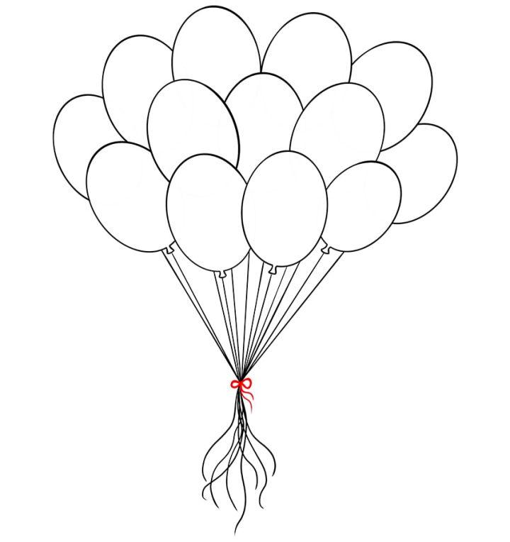 Inflatable Balloon. Vector Drawing Stock Vector - Illustration of ballon,  child: 94705656