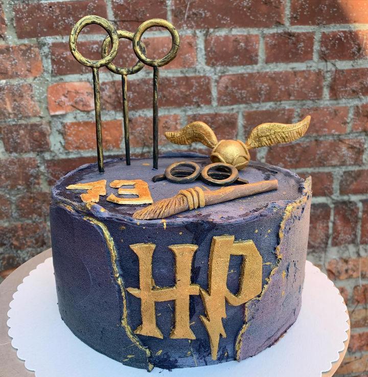 Harry Potter Cake Filled With Chocolate