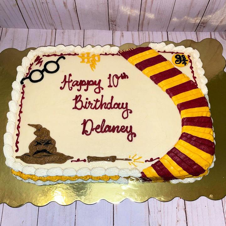 Harry Potter Sheet Cake