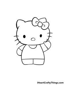 25 Easy Hello Kitty Drawing Ideas - Draw Hello Kitty