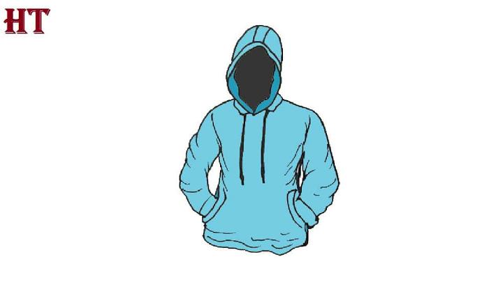 Hoodie Drawing Step by Step Instructions