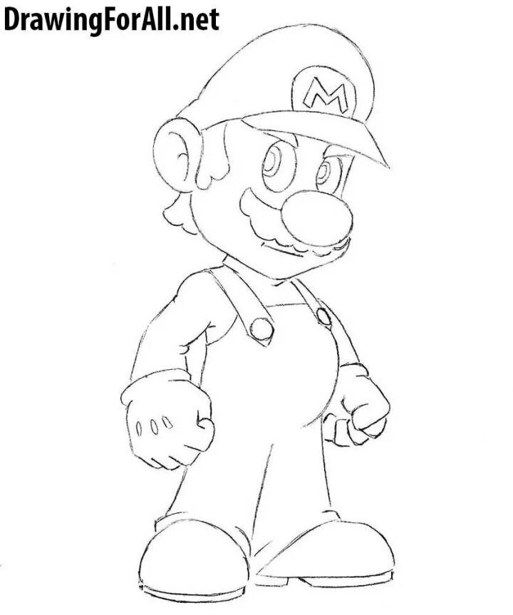 25 Easy Mario Drawing Ideas How To Draw Mario 