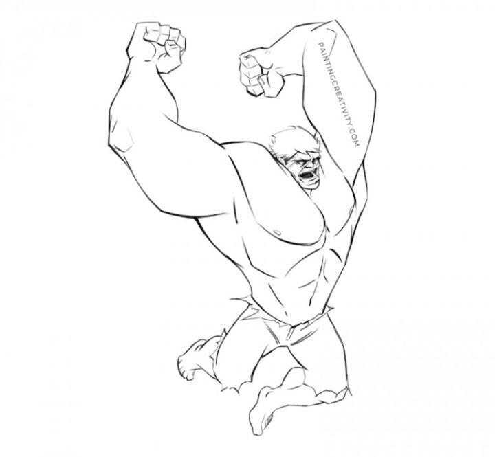 How Do You Draw a Hulk