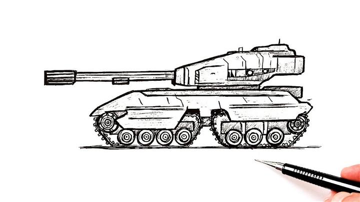 How To Draw A Future Tank