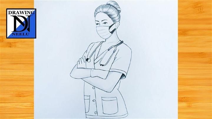 How To Draw A Lady Doctor
