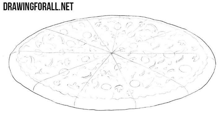 How To Draw A Pizza