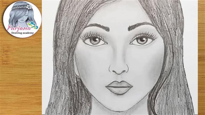 How to Draw a Girl Step by Step  EasyLineDrawing