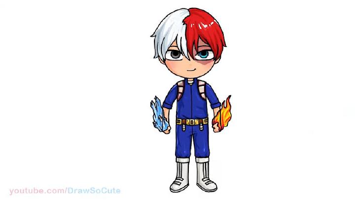 25 Easy Todoroki Drawing Ideas - How to Draw Todoroki