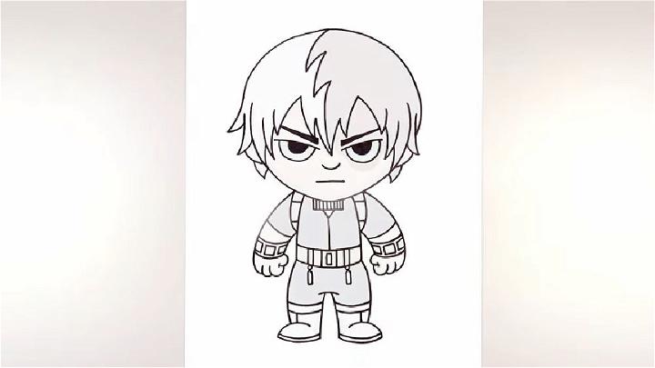 How to Draw Baby Shoto Todoroki