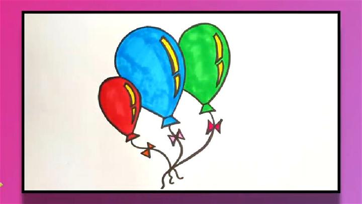 How to Draw Birthday Balloons