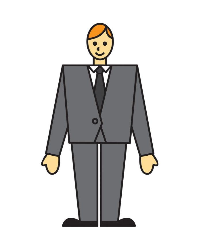 How to Draw Business Suit