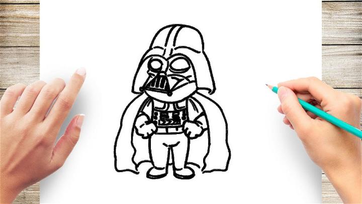 How to Draw Chibi Darth Vader