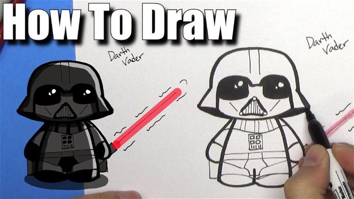 How to Draw Cute Darth Vader