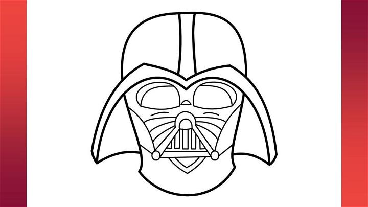 How to Draw Darth Vader Face