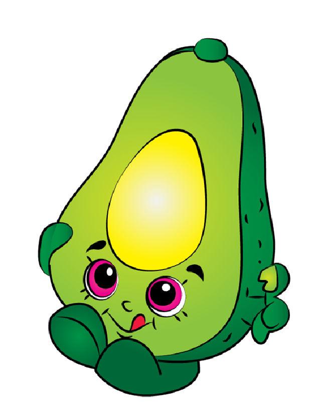 How to Draw Dippy Avocado from Shopkins