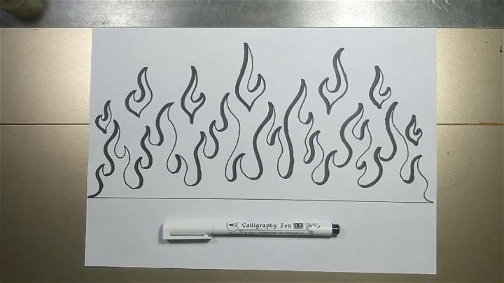 How to Draw Flames in 5 Minutes
