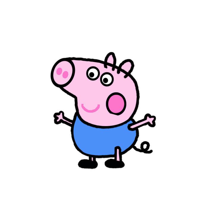 How to Draw George Pig from Peppa Pig