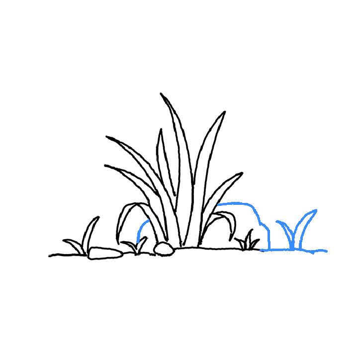 How to Draw Grass