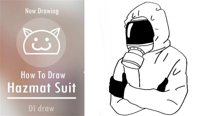 How to Draw Hazmat Suit