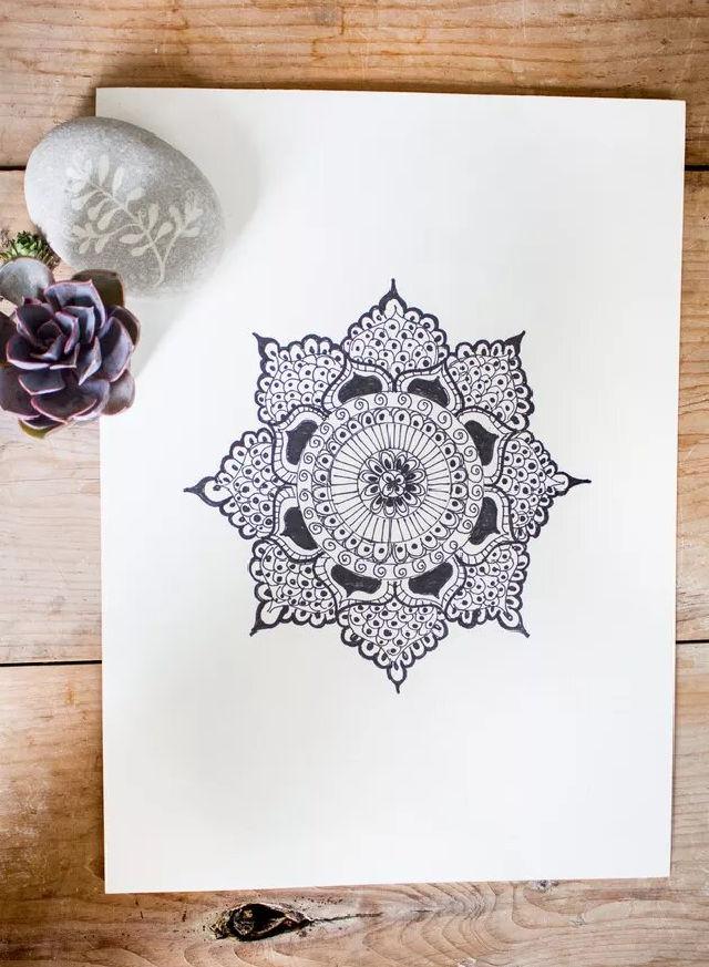 How to Draw Mandala Art