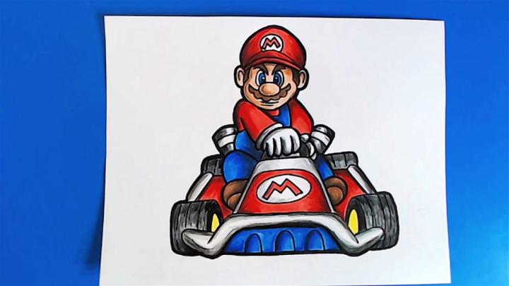 How to Draw Mario Kart