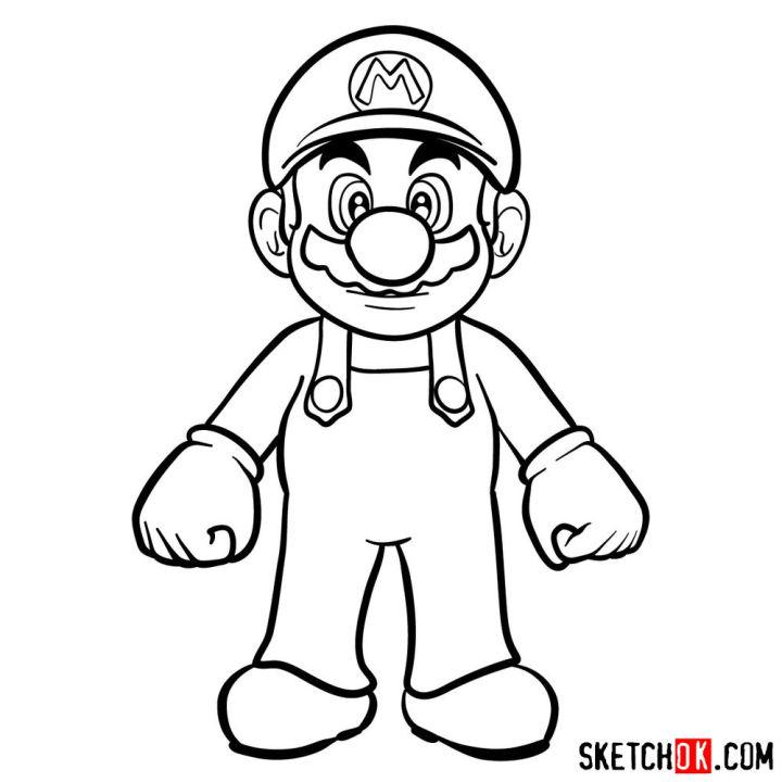 25 Easy Mario Drawing Ideas How To Draw Mario 