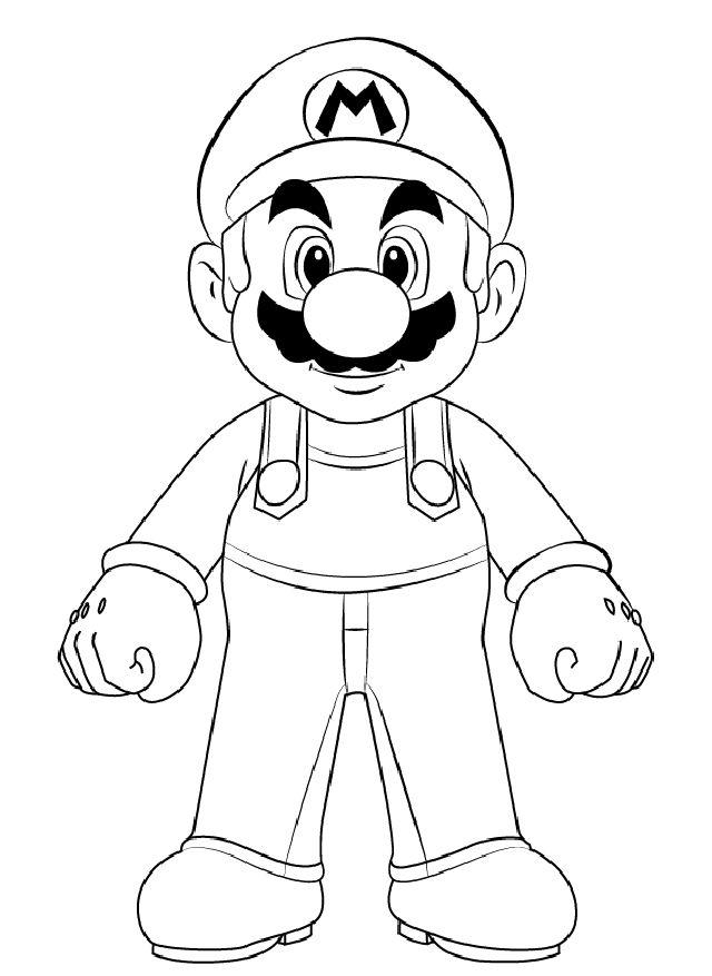 How to Draw Mario from Super Mario