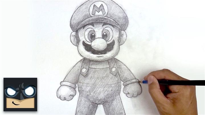 How to Draw Mario with a Pencil