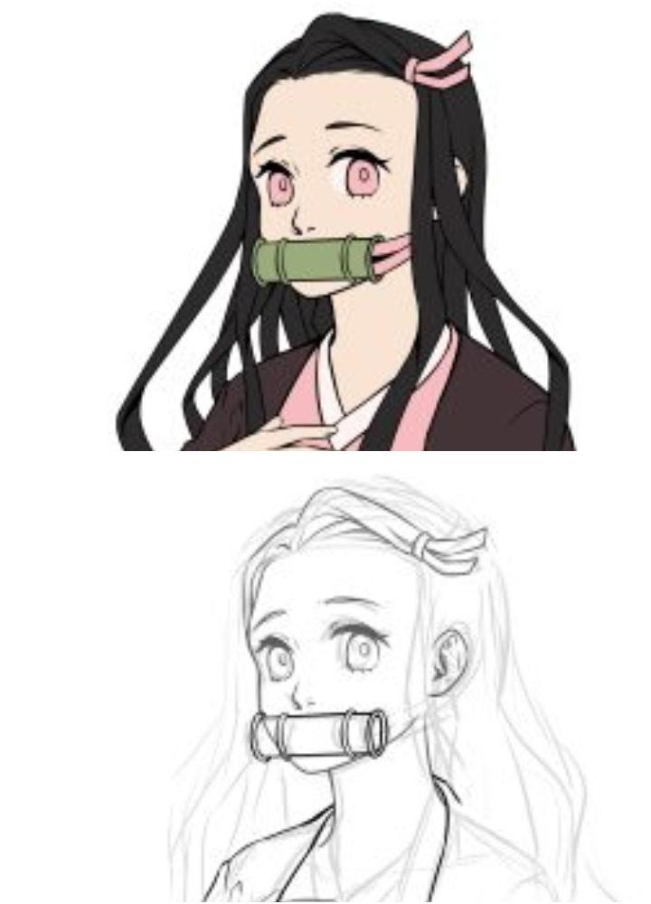 How to Draw Nezuko from Demon Slayer