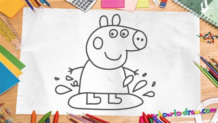 How to Draw Peppa Pig for Kids