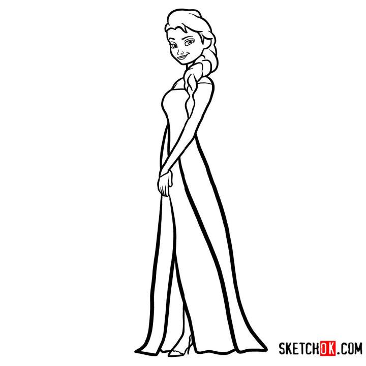 How to Draw Princess Elsa