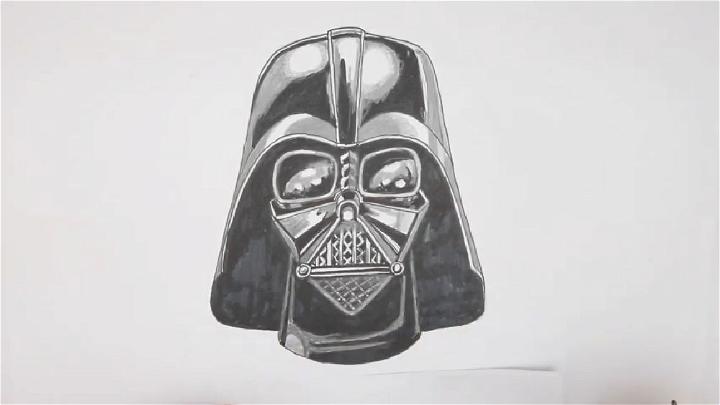 How to Draw Realistic Darth Vader