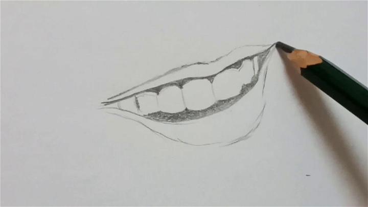 How to Draw Smile Lips for Beginners