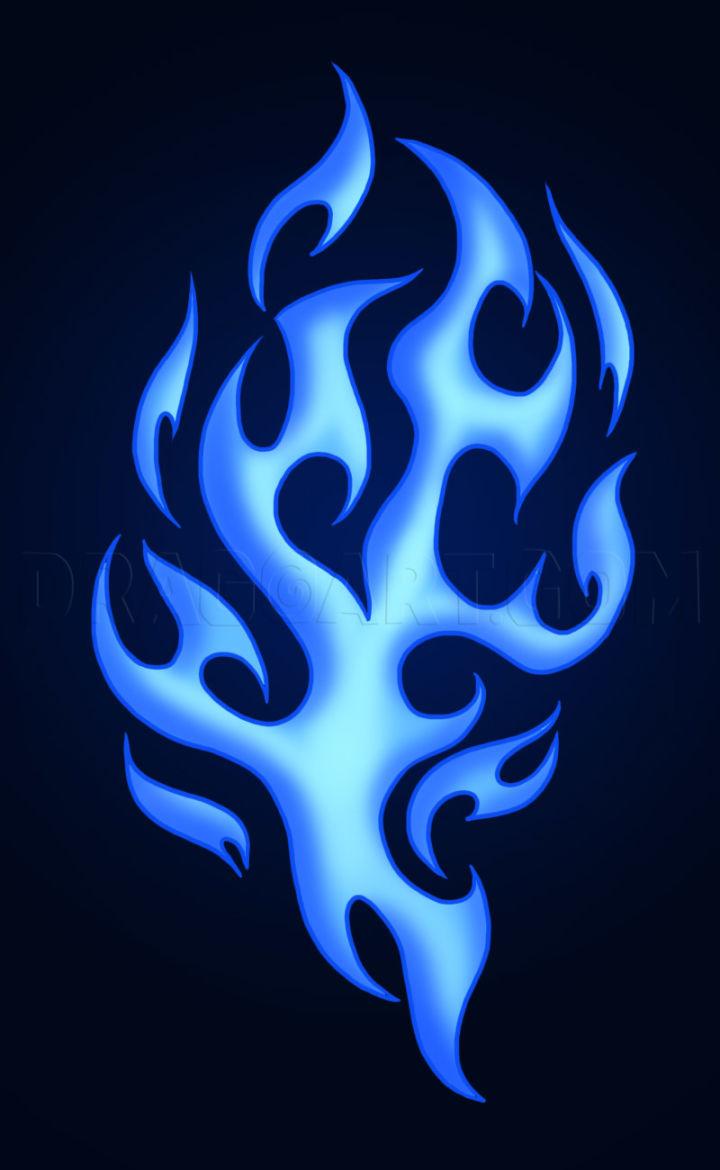 How to Draw Tribal Flames