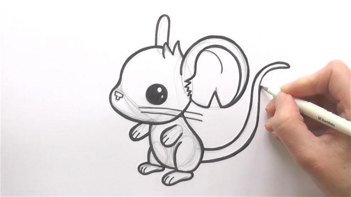 How to Draw a Cartoon Mouse