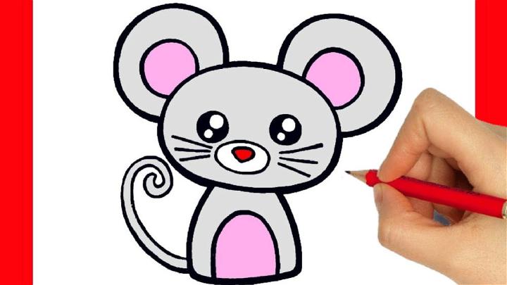 How to Draw a Cute Mouse Kawaii