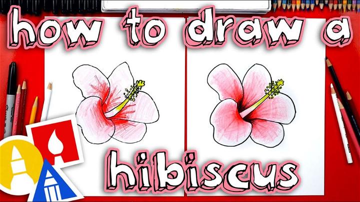 How to Draw a Hibiscus Flower
