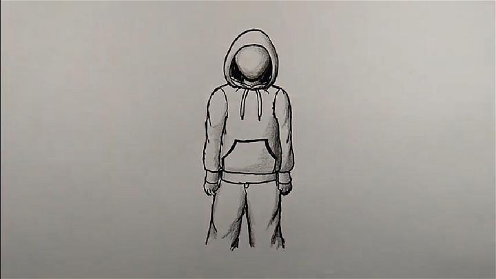How to Draw a Hoodie on a Body