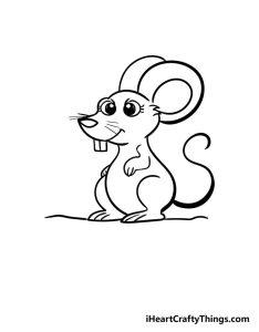 25 Easy Mouse Drawing Ideas - How to Draw a Mouse