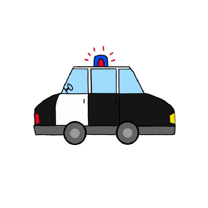How to Draw a Police Car
