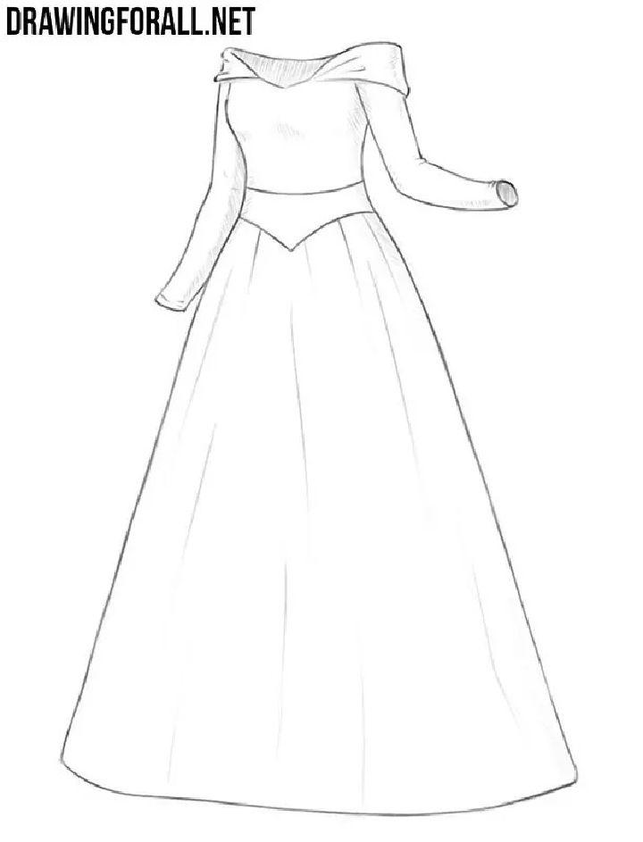 How to Draw a Princess Dress