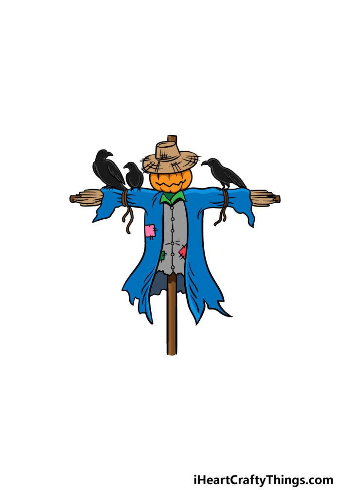 How to Draw a Scarecrow