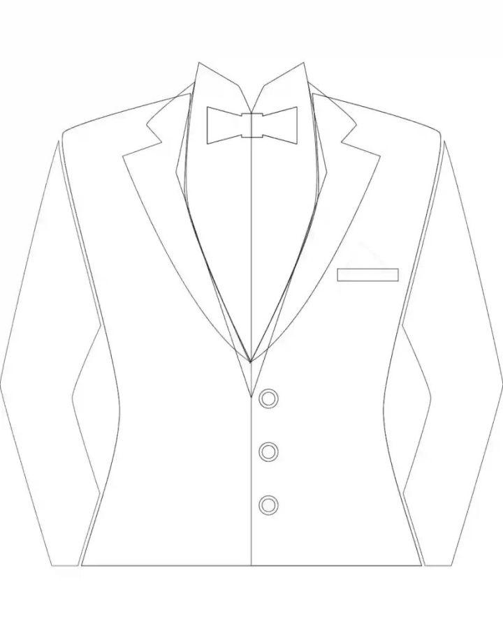 How To Draw A Suit And Tie