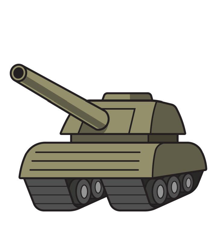 How to Draw a Tank Step by Step