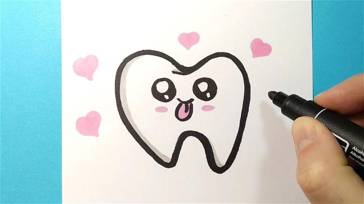 How to Draw a Tooth Sketch