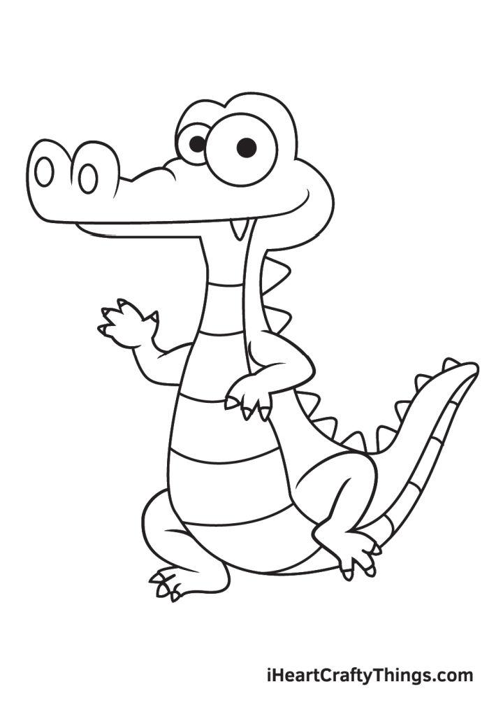 How to Draw an Alligator