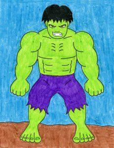 25 Easy Hulk Drawing Ideas - How to Draw the Hulk