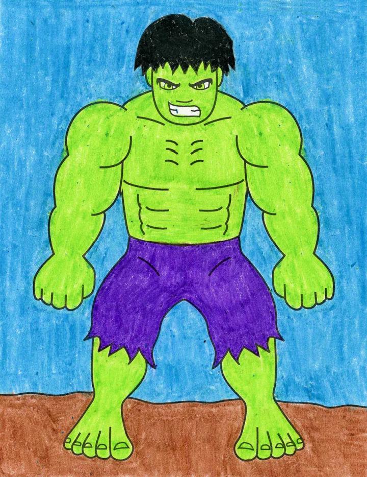 25 Easy Hulk Drawing Ideas How to Draw the Hulk
