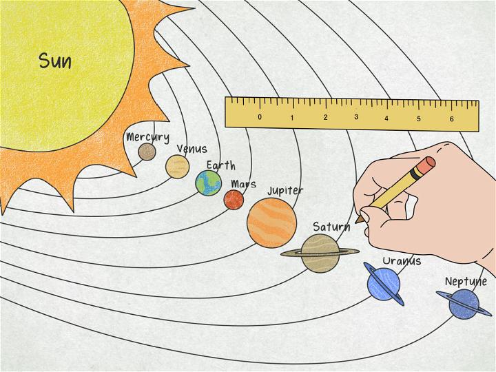 How to Draw the Solar System to Scale on Paper