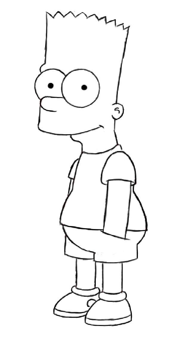 How to Sketch Bart Simpson